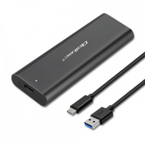 QOLTEC OBUDOWA DO DYSKÓW KIESZEŃ M.2 SATA SSD - Galeria zdjęcie 1