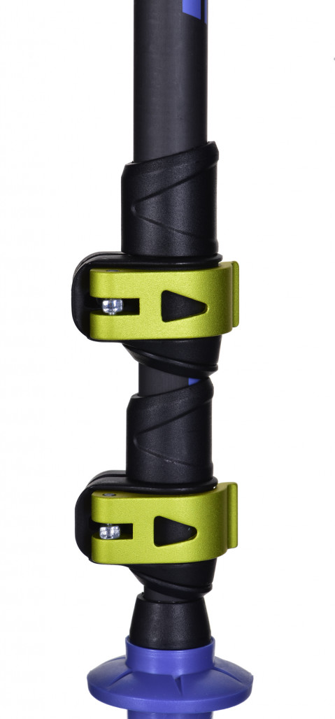 Kije Viking Carbo Lite Trekking 65-135 cm czarno/limonkowe - Galeria zdjęcie 12