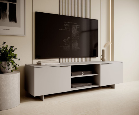 Szafka RTV 2D1P ALMA 180x41,5xH55 kaszmir - Galeria zdjęcie 3