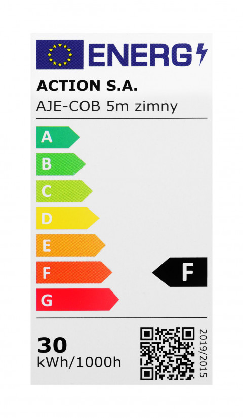Taśma LED COB 5m barwa zimna IP20 - Galeria zdjęcie 10