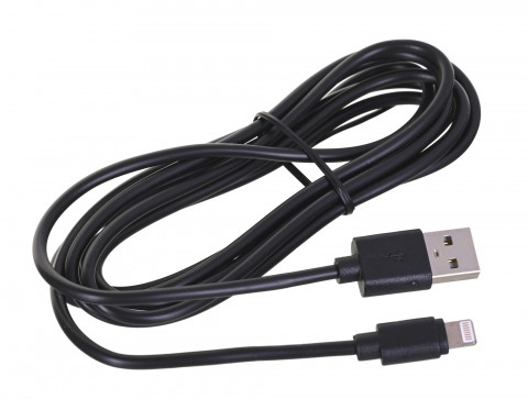 Kabel USB Gembird ( USB 2.0 - Lightning M-M 2m czarny ) - Galeria zdjęcie 1