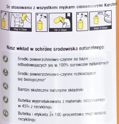 Środek do czyszczenia plastiku KARCHER 3w1 1L - Galeria zdjęcie 3