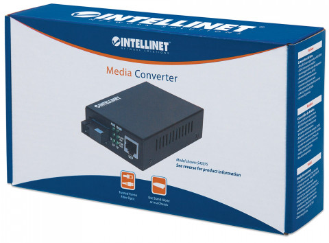INTELLINET MEDIA KONWERTER 10/100/1000BASE SFP - Galeria zdjęcie 7