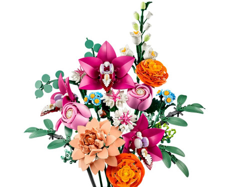 LEGO ICONS 10342 Botanicals - Piękny bukiet różowych kwiatów - Galeria zdjęcie 3