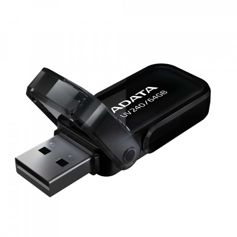 ADATA FLASHDRIVE UV240 64GB USB 2.0 Black - Galeria zdjęcie 2