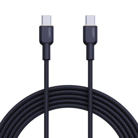 AUKEY CB-NCC1 KABEL USB-C QC PD 1M 3A 60W NYLON - Galeria zdjęcie 2