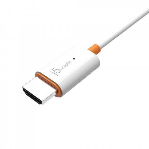 Nadajnik i odbiornik audio/video bezprzewodowy j5create ScreenCast HDMI™ Wireless Display; kolor biały JVAW56-N - Galeria zdjęcie 2