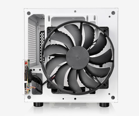 Obudowa Thermaltake Core V1 MiniITX Window-Snow Ed. - Galeria zdjęcie 3
