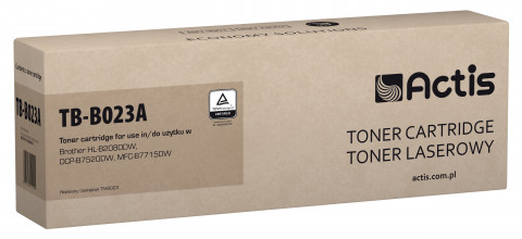 Actis TB-B023A Toner do drukarki Brother, Zamiennik Brother TN-B023; Standard; 2000 stron; czarny. - Galeria zdjęcie 1