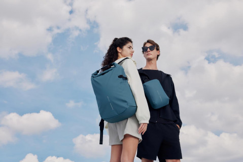 XD DESIGN PLECAK URBAN WATER RESISTANT SAGE BLUE - Galeria zdjęcie 6