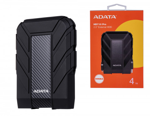 Dysk zewnętrzny HDD ADATA HD710 PRO AHD710P-4TU31-CBK (4TB; 2.5"; USB 3.2; czarny) - Galeria zdjęcie 1