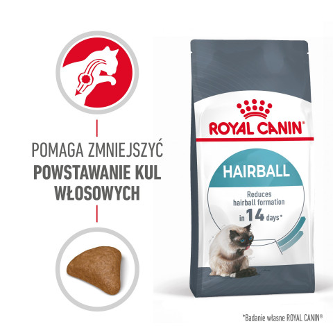ROYAL CANIN FCN Hairball Care - sucha karma dla kota dorosłego - 10 kg - Galeria zdjęcie 3