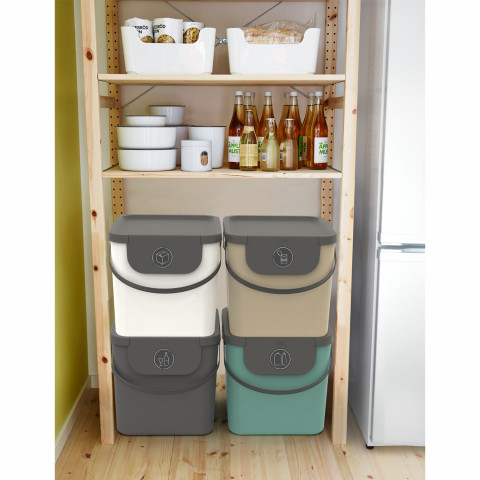 ROTHO Albula Horizon Blue - pojemnik do segregacji odpadów - 40l - Galeria zdjęcie 4