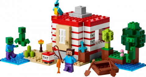 LEGO MINECRAFT 21275 THE TNT JUNGLE HOUSE - Galeria zdjęcie 3