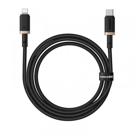 Kabel Baseus Dura Typ C 20W 1m (czarno-złoty) - Galeria zdjęcie 1