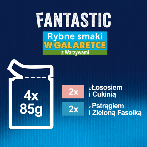 FELIX Fantastic Ryba z warzywami - mokra karma dla kota - 4x85g - Galeria zdjęcie 2