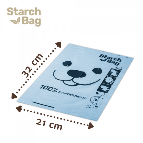 STARCHBAG BIOworki 8 rolek x 15 szt. kol. czarny - Galeria zdjęcie 6
