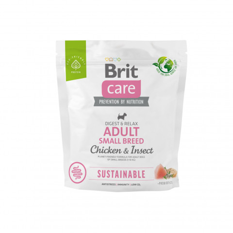BRIT_CARE_DOG_SUSTAINABLE_ADULT_SMALL_CHICKENINSECT_1KG_FRONT.jpg
