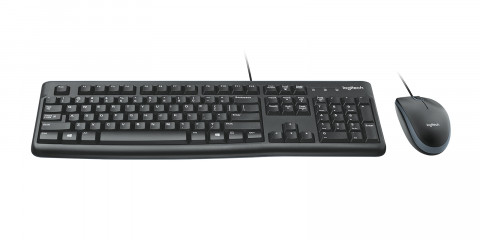 Zestaw Logitech MK120 USB czarny US - Galeria zdjęcie 1