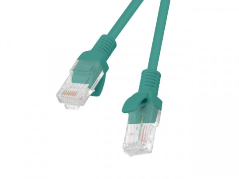 Lanberg Patchcord RJ45, kat. 5e, UTP, 20m, zielony - Galeria zdjęcie 1
