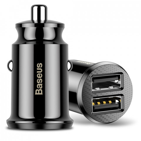 BASEUS GRAIN ŁADOWARKA SAMOCHODOWA 2X USB 5V 3.1A - Galeria zdjęcie 1