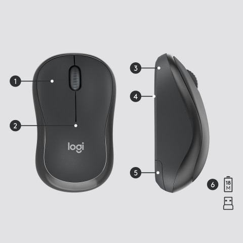 Zestaw LOGITECH MK295 US Silent Wireless - Galeria zdjęcie 7
