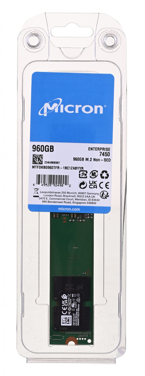 Micron 7450 PRO 960GB NVMe M.2 MTFDKBG960TFR - Galeria zdjęcie 3
