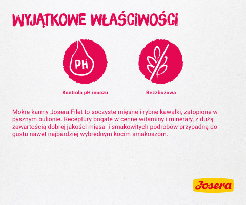 JOSERA Filet kurczak z wołowiną - mokra karma dla kota - 70 g - Galeria zdjęcie 2