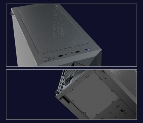 Obudowa AEROCOOL PGS VOLCAN-G-BK-v1 - Galeria zdjęcie 3