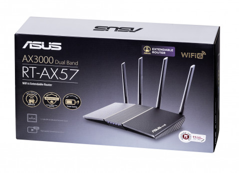 Asus- RT-AX57 router AX3000 Wi-Fi 6 - Galeria zdjęcie 8