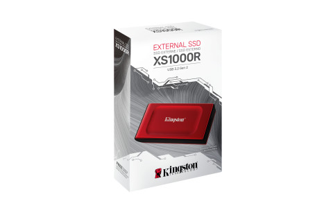 Dysk zewnętrzny SSD Kingston XS1000R (1TB; USB 3.2 Gen 2; red; SXS1000R/1000G) - Galeria zdjęcie 5