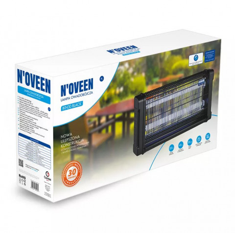 Lampa owadobójcza NOVEEN IKN30 Black 2x15 Wat - Galeria zdjęcie 2