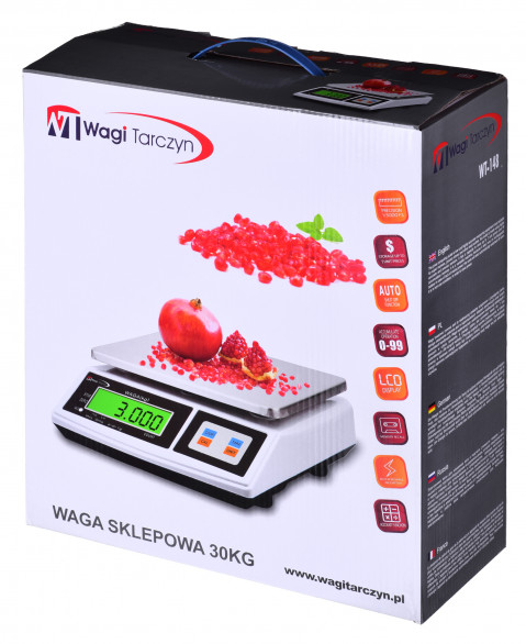 Waga elektroniczna WAGI TARCZYN WT-148 30kg - Galeria zdjęcie 8