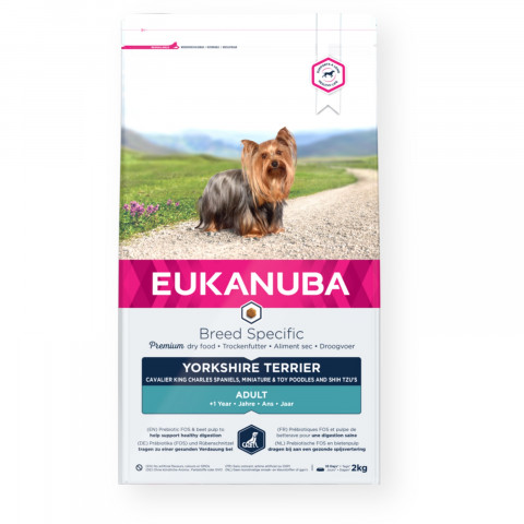 EUKANUBA Breed Specific Adult Yorkshire Terrier - sucha karma dla psa - 2 kg - Galeria zdjęcie 1