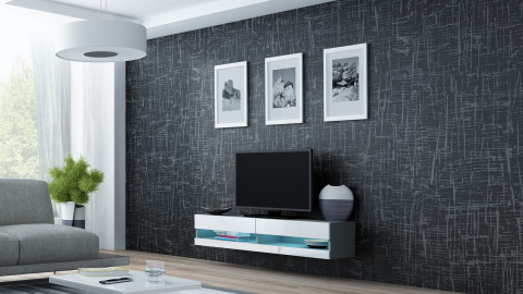 Zestaw meblowy VIGO NEW 13 szary/biały połysk - Galeria zdjęcie 2