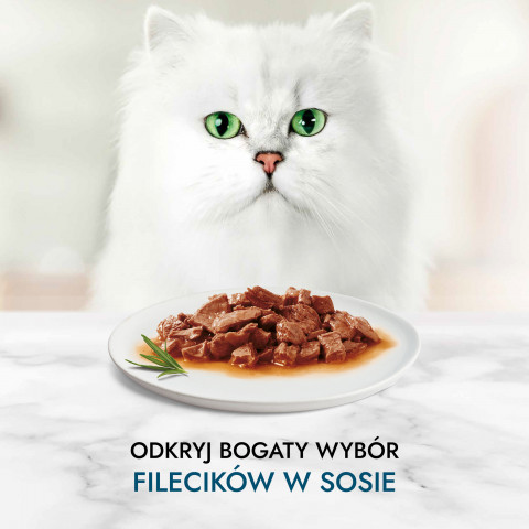 Purina Gourmet Perle fileciki w sosie Mix Smaków - mokra karma dla kota - 120x85g (2x(60x85g)) - Galeria zdjęcie 9