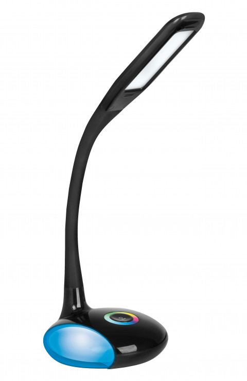 Nowoczesna lampka na biurko wielokolorowa RGB LED Activejet VENUS RGB czarna z funkcją oświetlenia nocnego - Galeria zdjęcie 1