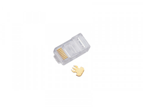 Alantec-Wtyk przelotowy RJ45 UTP kat.6 (op.100 szt) - Galeria zdjęcie 3