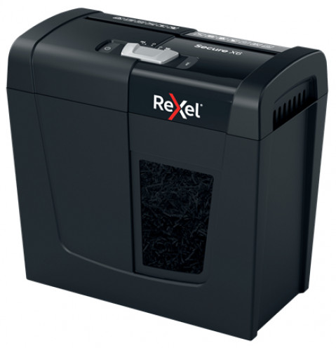 Rexel Niszczarka Secure X6, (P-4), 6 kartek, 10 l kosz - Galeria zdjęcie 4