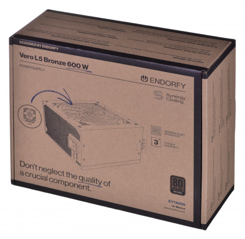 Zasilacz ENDORFY Vero L5 600W 80 Plus Bronze (EY7A005) - Galeria zdjęcie 11