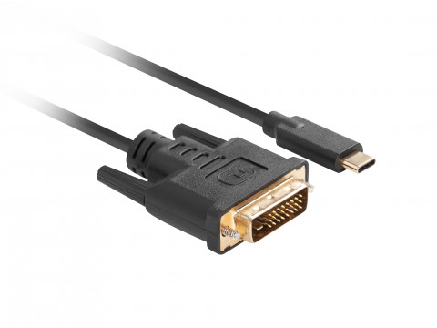 LANBERG KABEL USB-C(M)->DVI-D(24+1)(M) 1.8M - Galeria zdjęcie 3