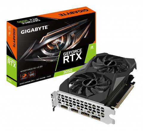Karta graficzna Gigabyte GeForce RTX 3050 WINDFORCE OC 6GB (GV-N3050WF2OCV2-6GD) - Galeria zdjęcie 1