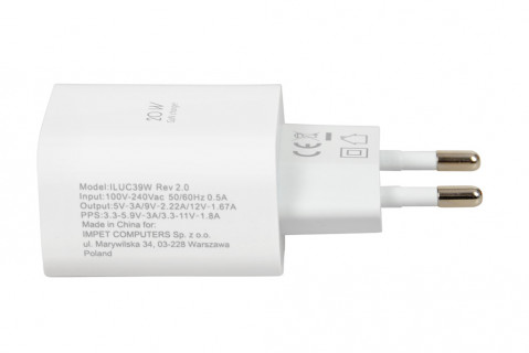 ŁADOWARKA SIECIOWA I-BOX C-39 USB-C PD20W - Galeria zdjęcie 9
