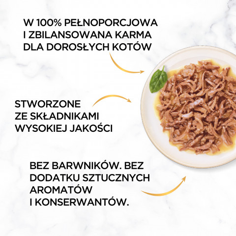 PURINA Gourmet Gold Succulent Delights Ryba oceaniczna - mokra karma dla kota - 85 g - Galeria zdjęcie 6