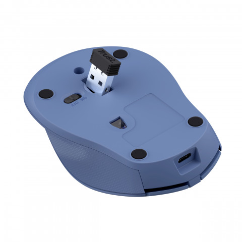 Mysz TRUST ZAYA Wireless Rechargeable Mouse BLUE (25039) - Galeria zdjęcie 6