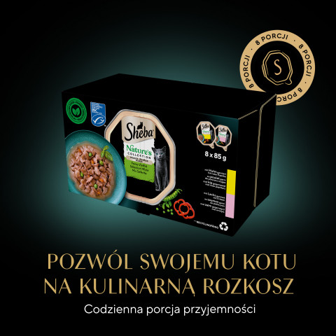SHEBA Nature's Collection Mix - mokra karma dla kota - 8x85g - Galeria zdjęcie 14