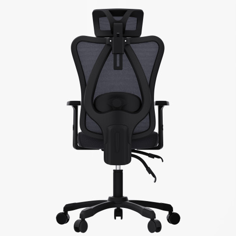 Zestaw Biurko TUCKANO czarne + Fotel ergonomiczny GEMBIRD czarny - Galeria zdjęcie 22