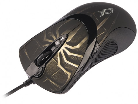 Mysz A4Tech EVO XGame Laser Oscar X747 Brown Fire USB - Galeria zdjęcie 1