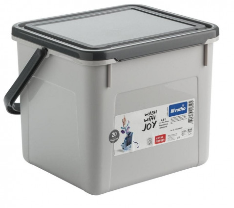 ROTHO Basic Szary - pojemnik na detergenty - 4,5l - Galeria zdjęcie 1