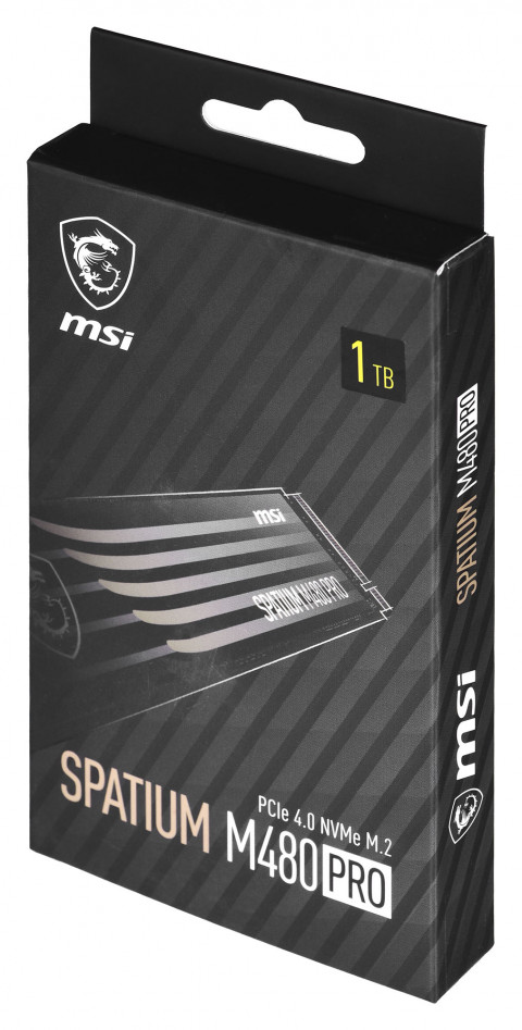 Dysk SSD MSI SPATIUM M480 PRO 1TB PCIe 4.0 NVMe M.2 (S78-440L1G0-P83) - Galeria zdjęcie 3